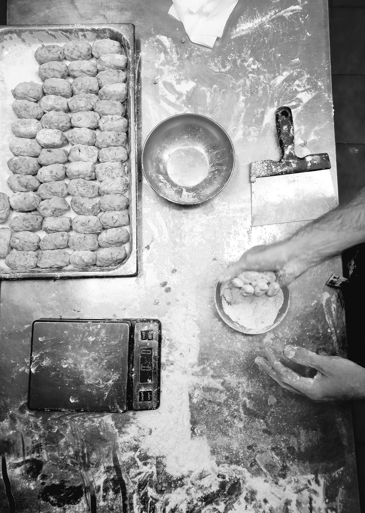 na cozinha